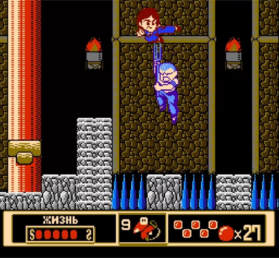 Jackie Chans Action Kung Fu - геймплей игры Dendy\NES